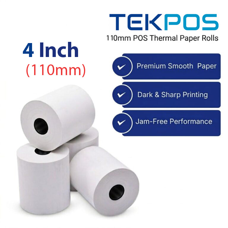 4" (110mm) Thermal Paper Rolls