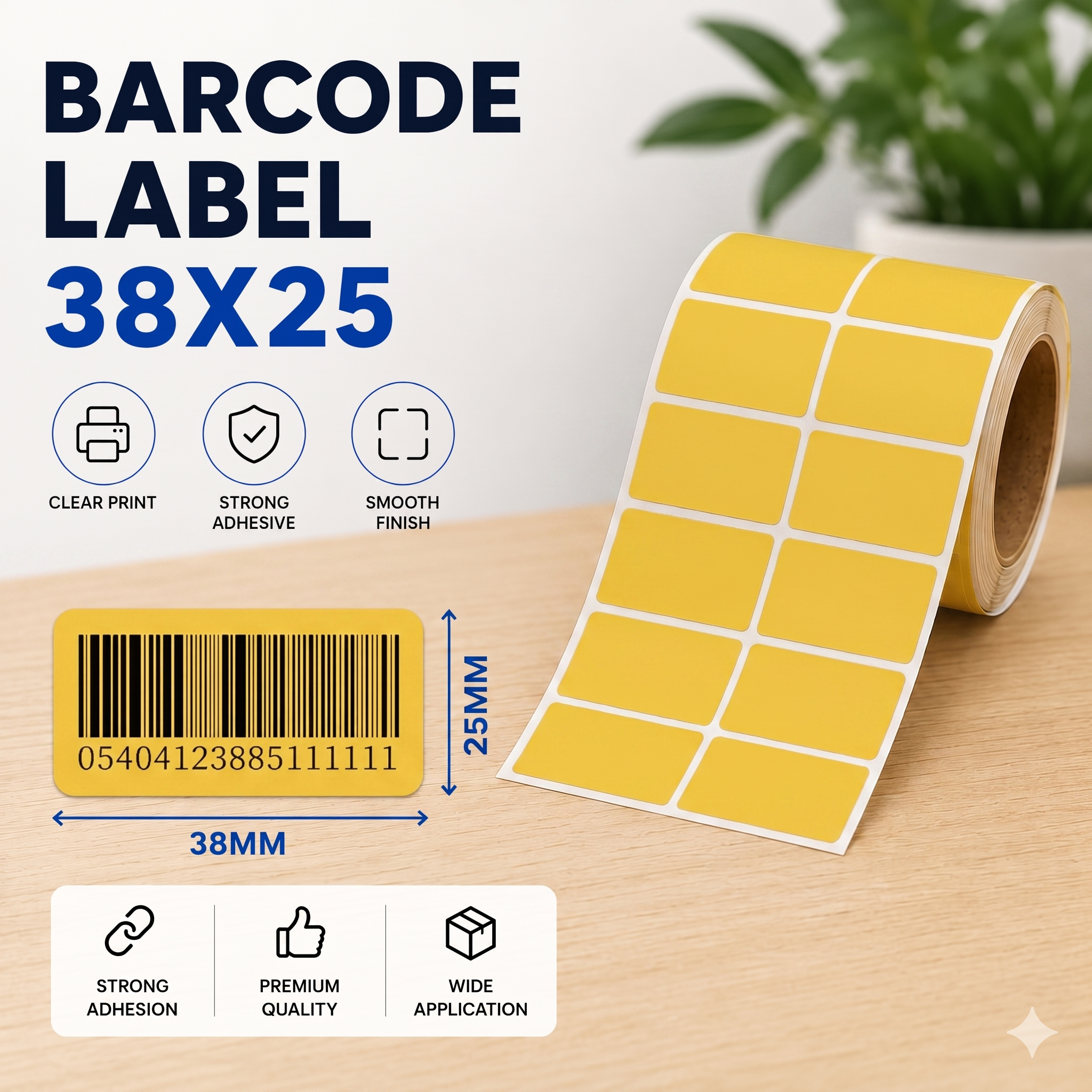 Barcode Label 38x25