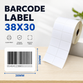 Barcode Label 38x30 (2 Labels/Row)