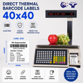 Weighing Machine Label 40x40