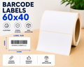 Barcode Label 60x40 (1 Label/Row)