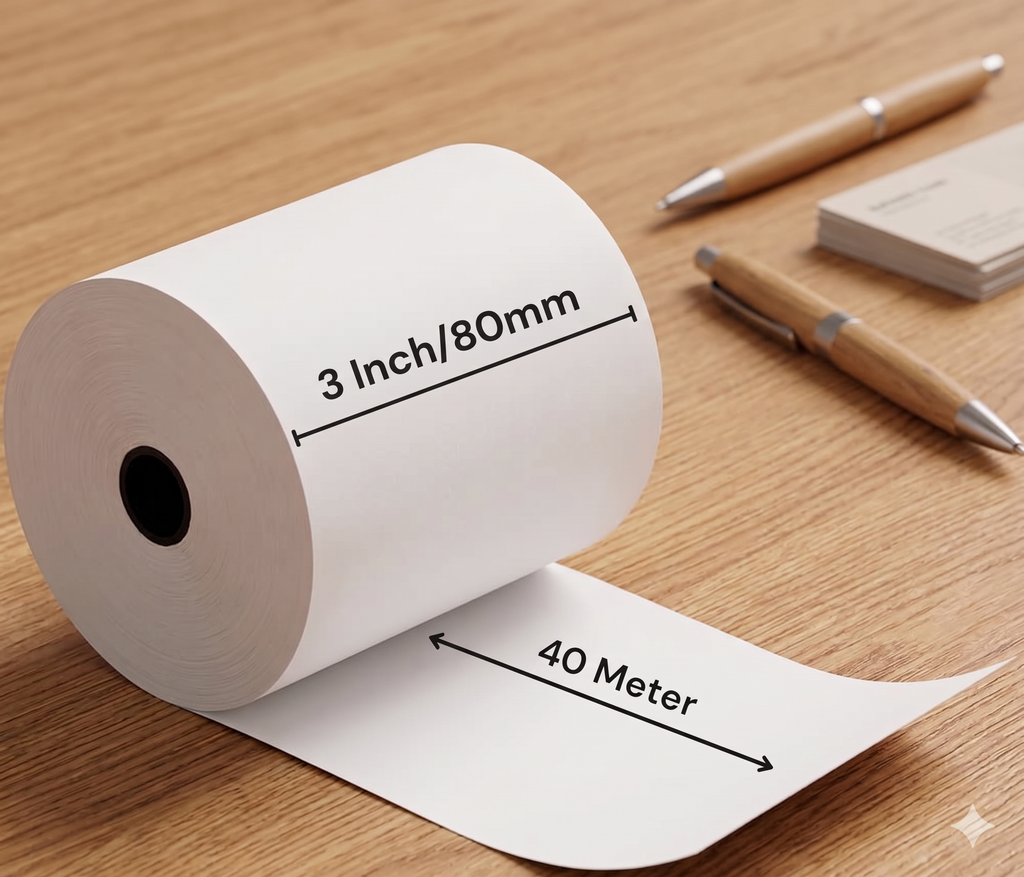 3" (80mm) Thermal Paper Rolls