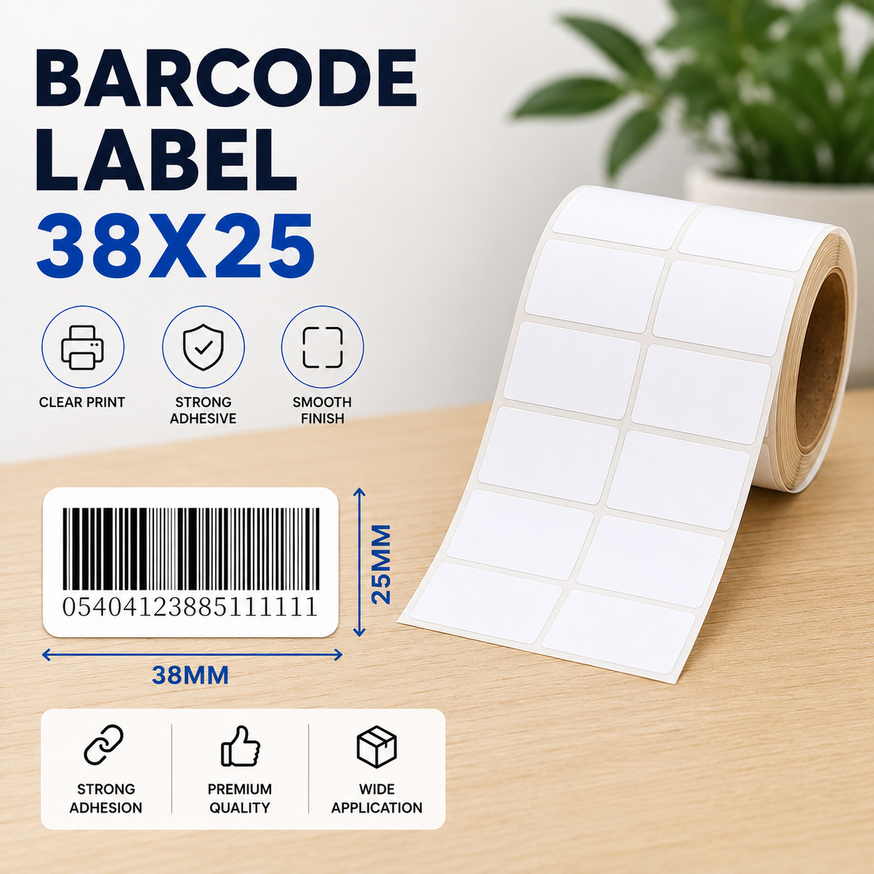 Barcode Label 38x25