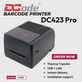 DCode Barcode Printer DC423 Pro-Black