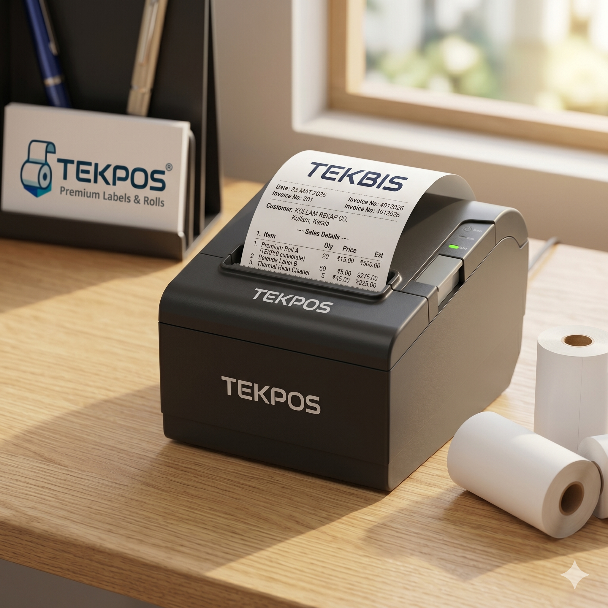 3" (80mm) Thermal Paper Rolls