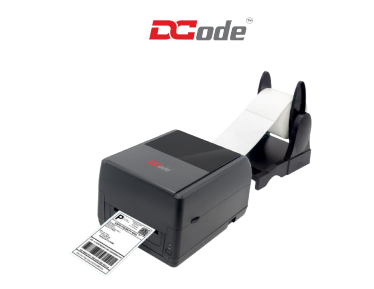 DCode Direct Thermal Printer (DC423Pro- 104mm, 4inch) USB Interface Thermal Transfer Printing 203dpi 1D, 2D Barcode, Black